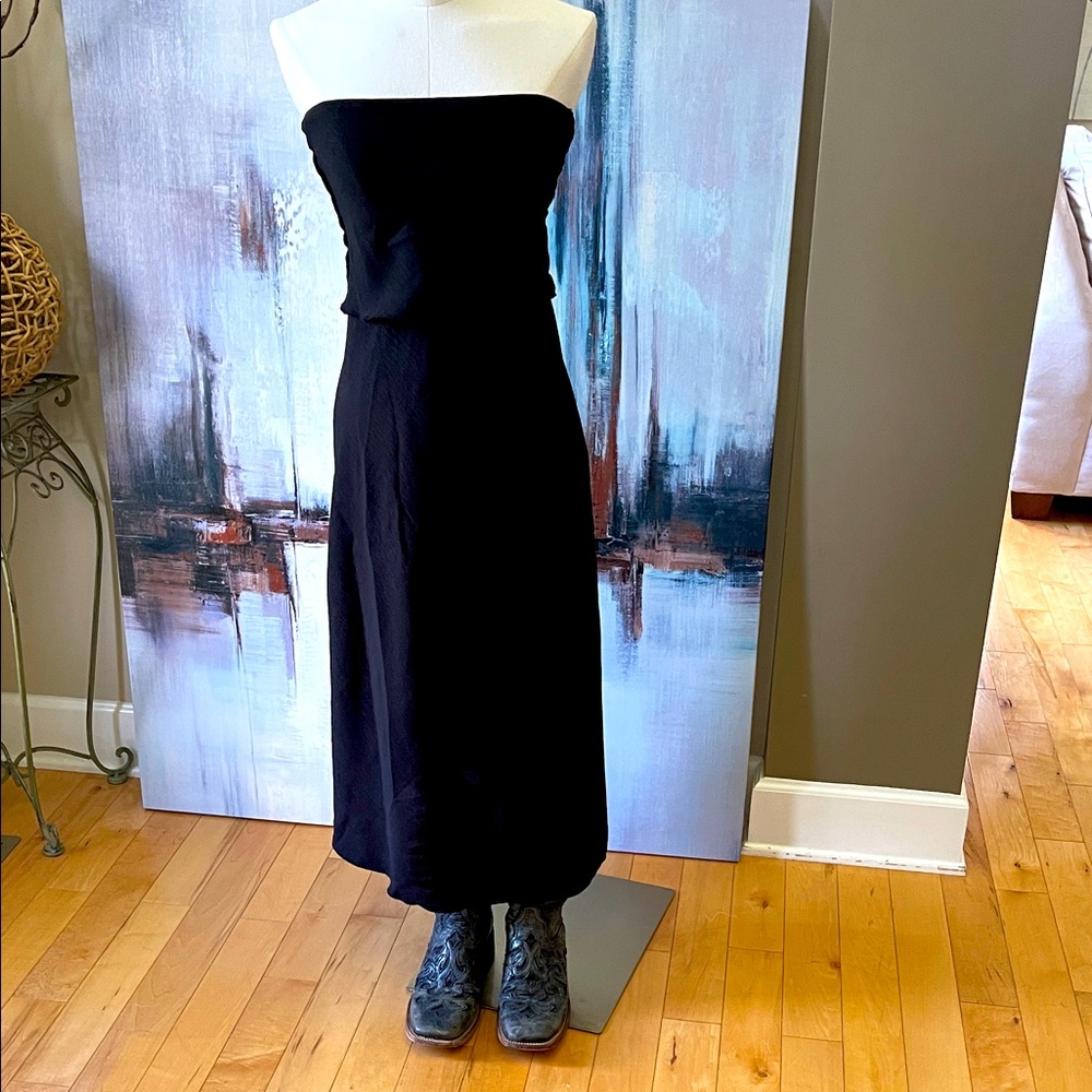 Black strapless dress by See You Monday size S